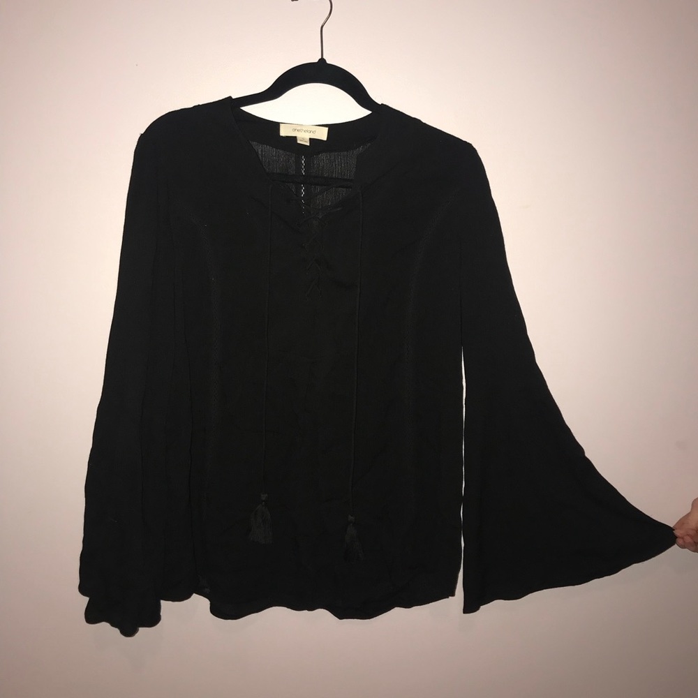Black dress shirt
